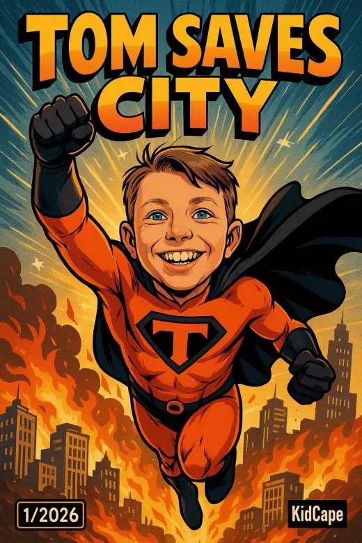 Tom's comic cover